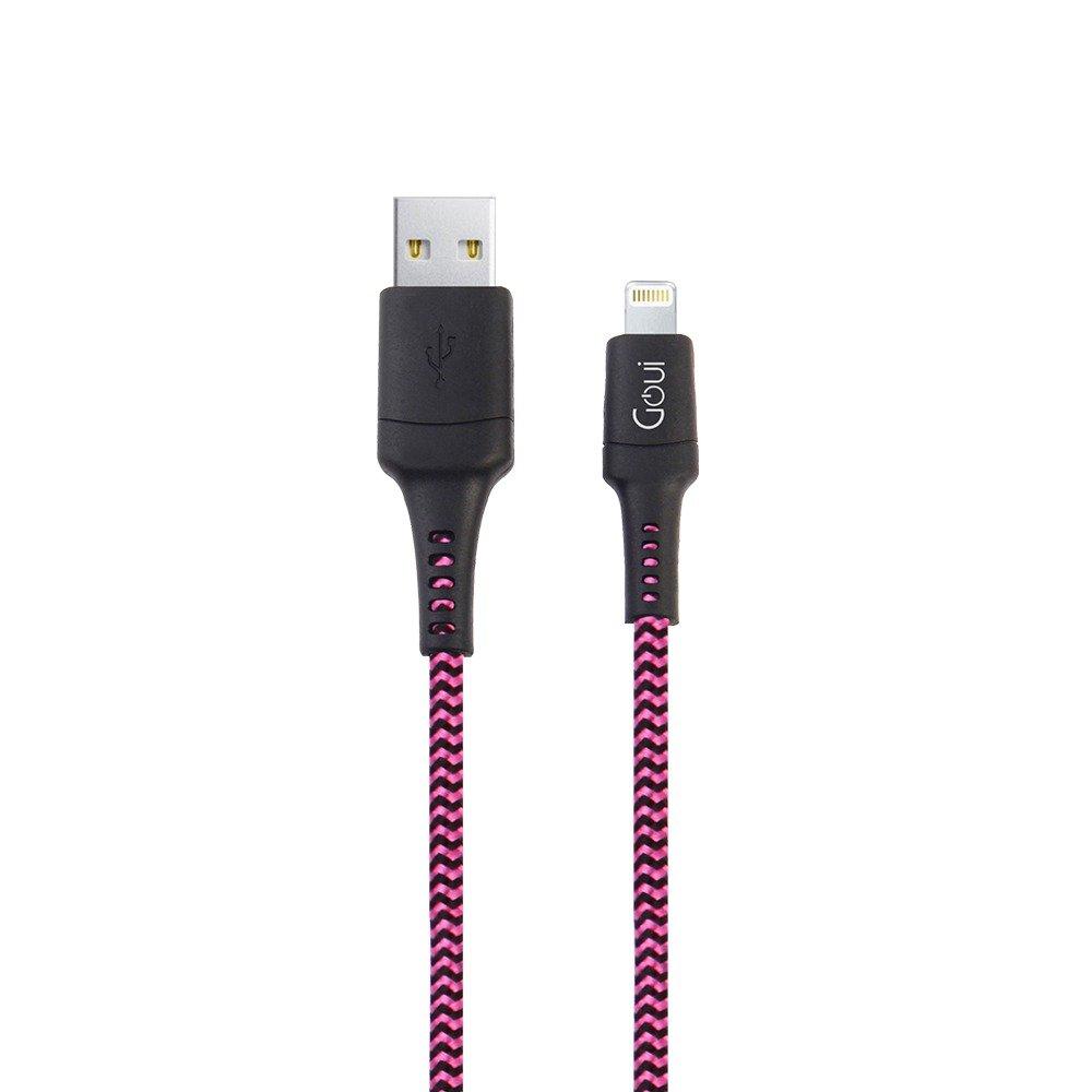 كيبل شحن ايفون قوي وردي - iPhone Cable Plus