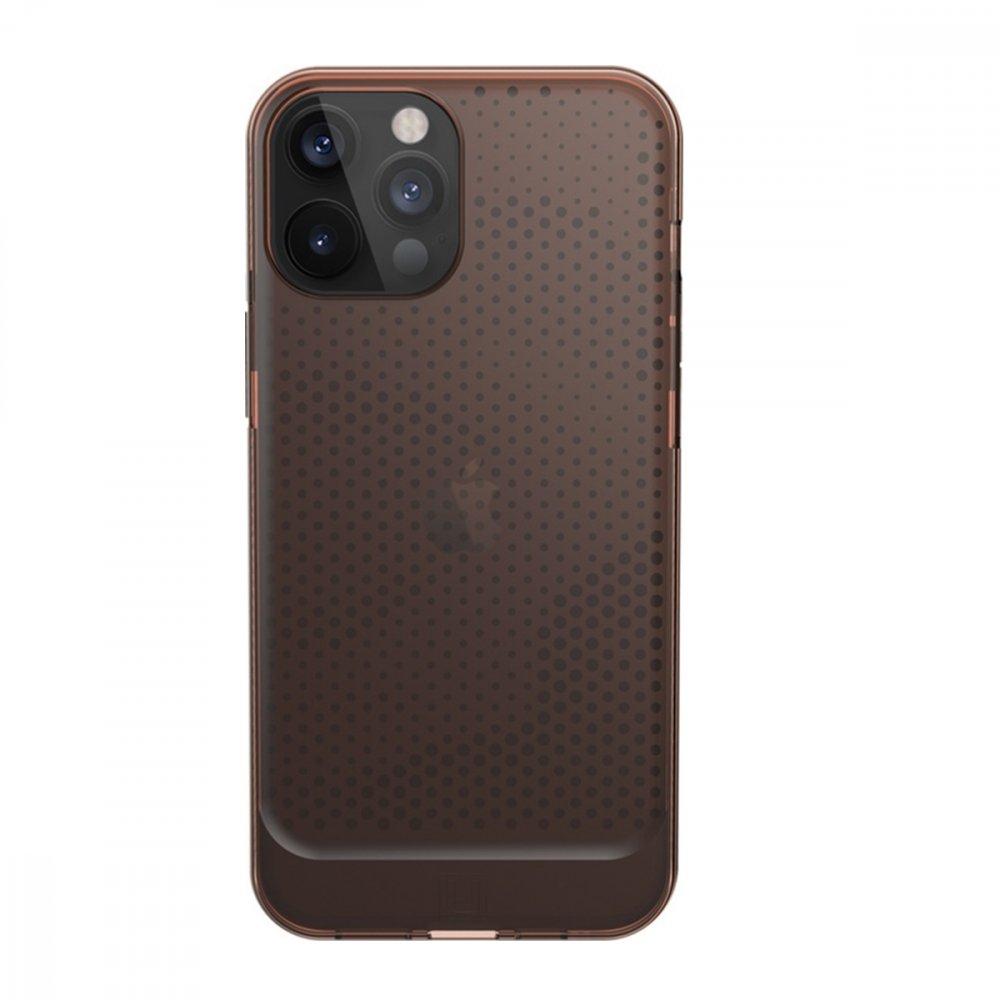 كفر موبايل مضاد للصدمات نصف شفاف بلون برتقالي - Lucent iPhone 12 Pro Max Case - UAG