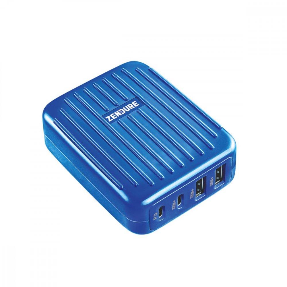 Zendure - A-Series 4-Port 32W Desktop/Wall Charger with PD - Blue