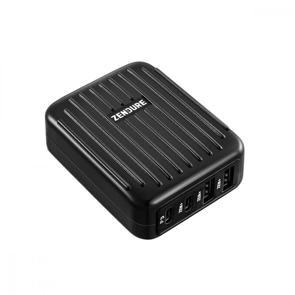 Zendure - A-Series 4-Port 32W Desktop/Wall Charger with PD - Black