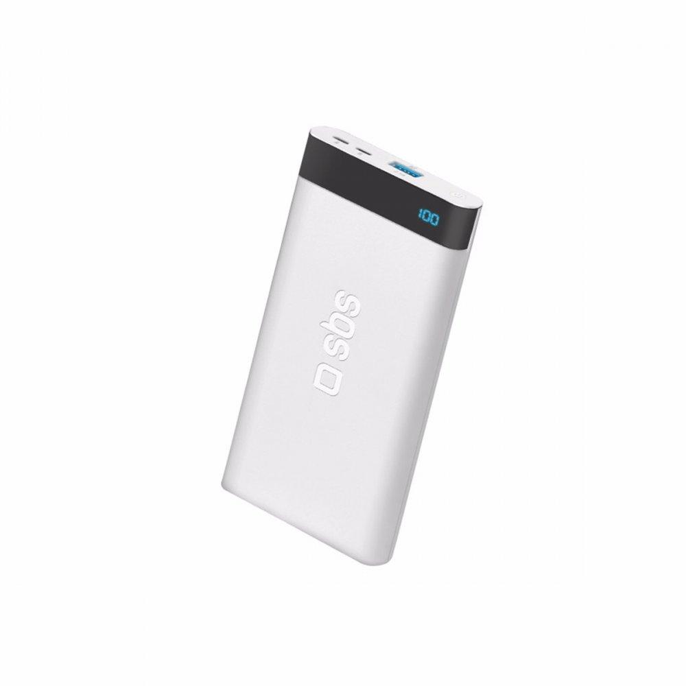 SBS 5000 MAH POWER BANK TYPE C PORT white