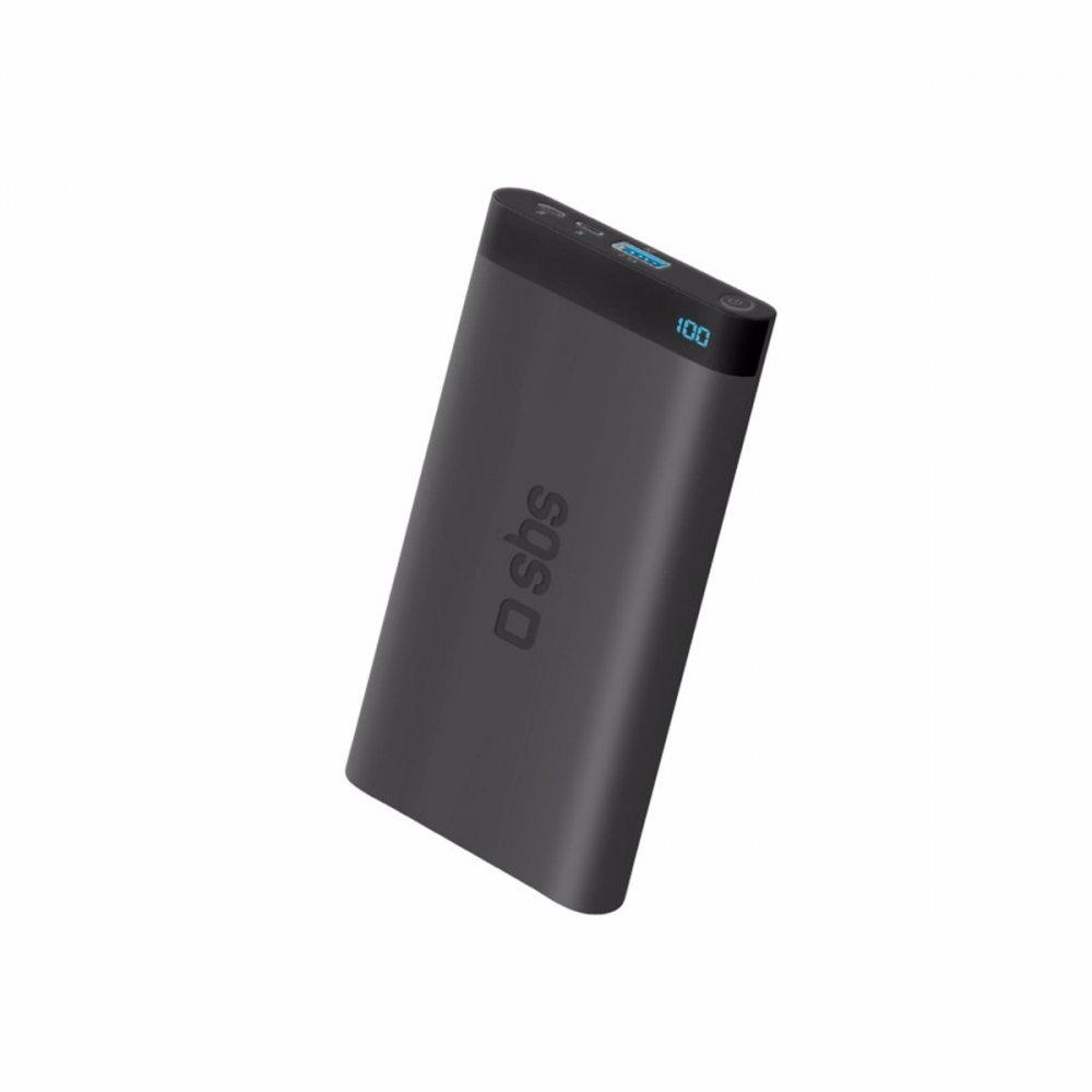 SBS 5000 MAH POWER BANK TYPE C PORT - Black