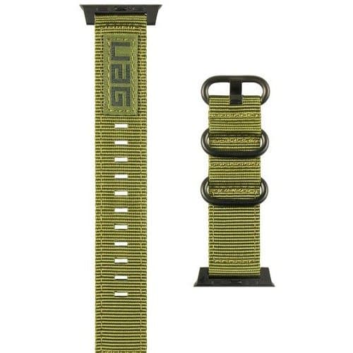 حزام ساعة آبل بتصميم ناتو مقاس 42/44 بوصة بلون زيتي Apple Watch Nato Strap - UAG