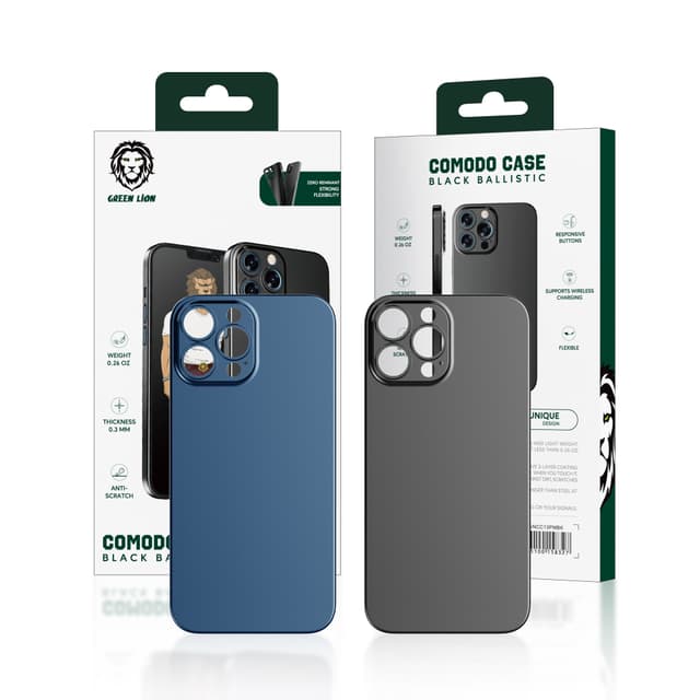 Green Lion Green Comodo Case for iPhone 13 Pro Max 6.7" - Blue - 155109