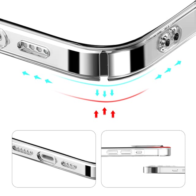 كفر سليلكون لجهاز iPhone 13 Pro شفاف Delgado PC Case for iPhone 13 Pro - Green