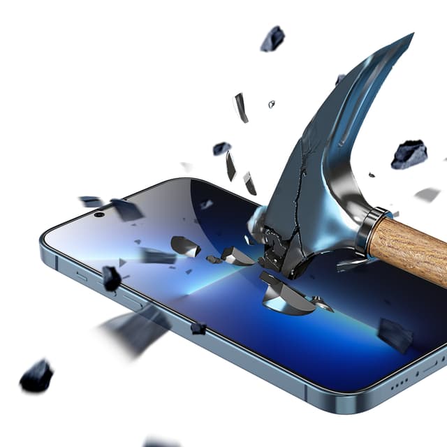 لاصقة حماية للشاشة iPhone 13 / 13 Pro مت Green 3D Privacy Scratch Free Round Edge Glass Screen Protector - Green