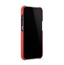 كفر سيليكون لهاتف iPhone 13 Pro لون أحمر Back Snap Series Lai Chee Pattern Premium Leather Snap Cover Case for Apple iPhone 13 Pro - Melkco - SW1hZ2U6MzM1OTg3