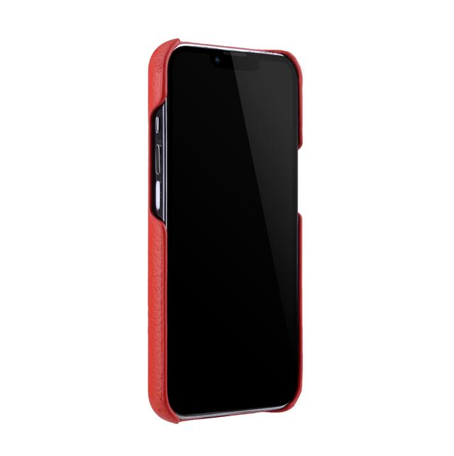 كفر سيليكون لهاتف iPhone 13 Pro لون أحمر Back Snap Series Lai Chee Pattern Premium Leather Snap Cover Case for Apple iPhone 13 Pro - Melkco - SW1hZ2U6MzM1OTg3