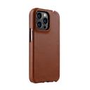 كفر جلد لهاتف iPhone 13 Pro لون بني Premium Leather  Cover Case for Apple iPhone 13 Pro - Melkco Jacka - SW1hZ2U6MzM2MTIw