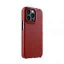 كفر جلد لهاتف iPhone 13 Pro لون أحمر Premium Leather  Cover Case for Apple iPhone 13 Pro - Melkco Jacka - SW1hZ2U6MzM1OTk2