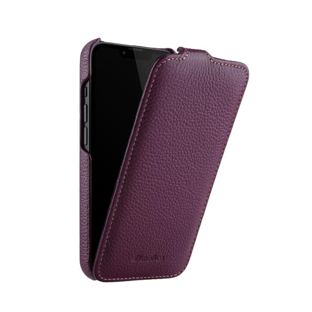 كفر جلد لهاتف iPhone 13 Pro لون قرميدي Premium Leather  Cover Case for Apple iPhone 13 Pro - Melkco Jacka - SW1hZ2U6MzM1OTM0