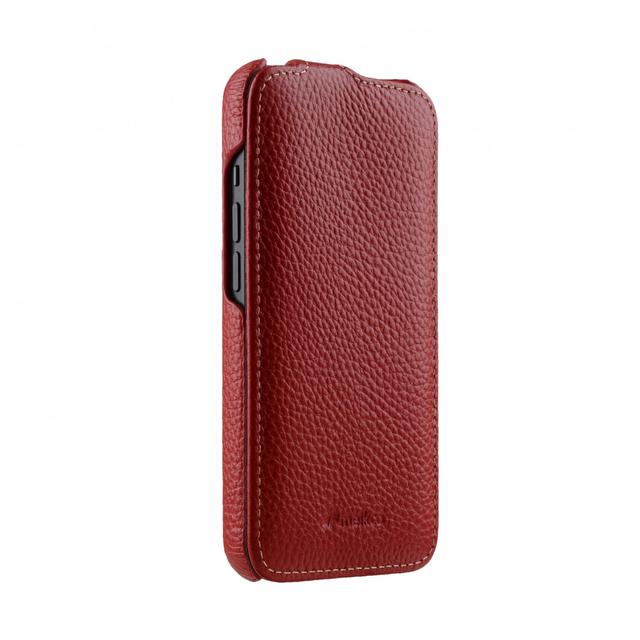 كفر جلد لهاتف iPhone 13 Pro لون أحمر Premium Leather  Cover Case for Apple iPhone 13 Pro - Melkco Jacka - SW1hZ2U6MzM2MDQ1