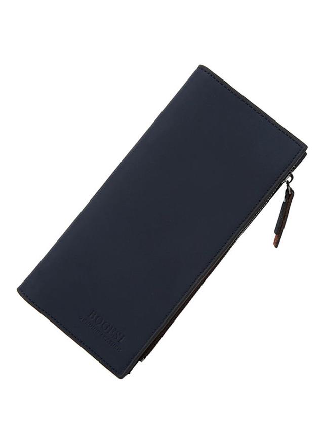 محفظة جلد لون أزرق Long Leather Wallet - Bogesi - SW1hZ2U6MzQ1MDc1