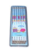 XIAO SONG SHU 12-Piece HB Pencil Set Black - SW1hZ2U6MzQzMDM5