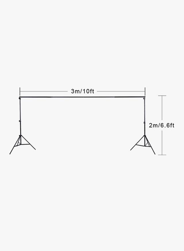 ستاند خلفية تصوير Adjustable Backdrop Crossbar Kit Black - Docooler - SW1hZ2U6MzQzMDI4