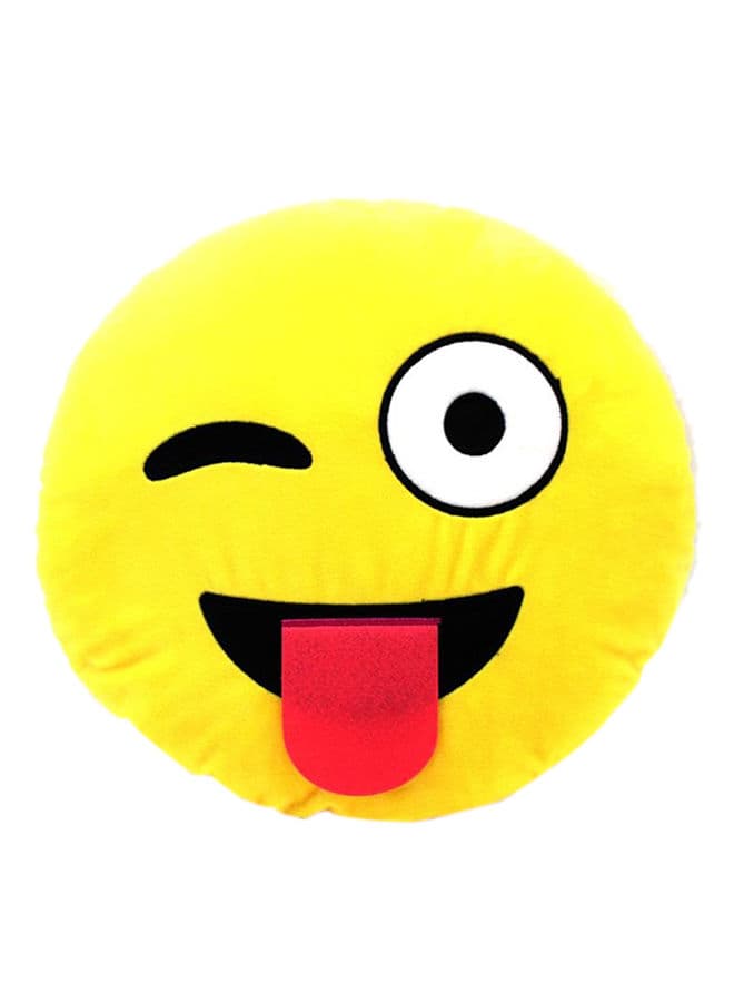 Order Generic Emoji Plush Cushion Yellow Now! Jomla.ae