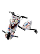 Generic 3-Wheel Electric Drifting Scooter For Graffiti Print With Comfortable Seat And Backrest - Book