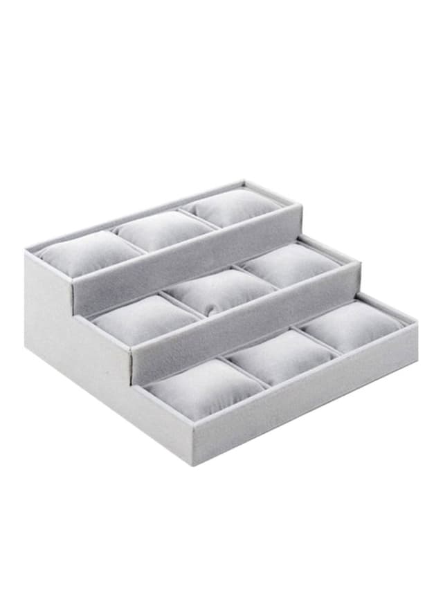 ستاند للساعات ب 9 وسادات 9Piece Watch Oraganizer G697 - Generic