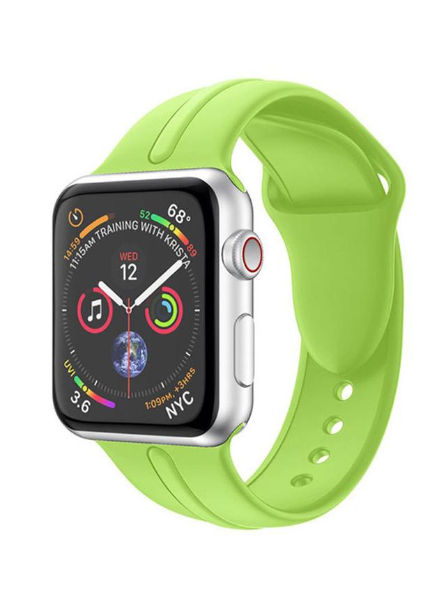 Voberry Adjustable Band Strap For Apple Watch Series 4 44mm 44millimeter Green - SW1hZ2U6MzQzNTYw