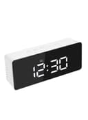 Generic LED Digital Projection Alarm Clock White 138x55x34millimeter