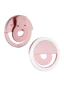 Generic Led Ring Selfie Light For Smartphone Pink/White