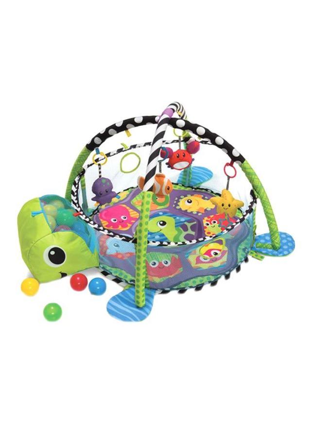 Infantino Grow-With-Me Activity Gym Playmat And Sensory-Stimulating Ball Pit For Kids 61x50x10cm - SW1hZ2U6MzQ0MTUw