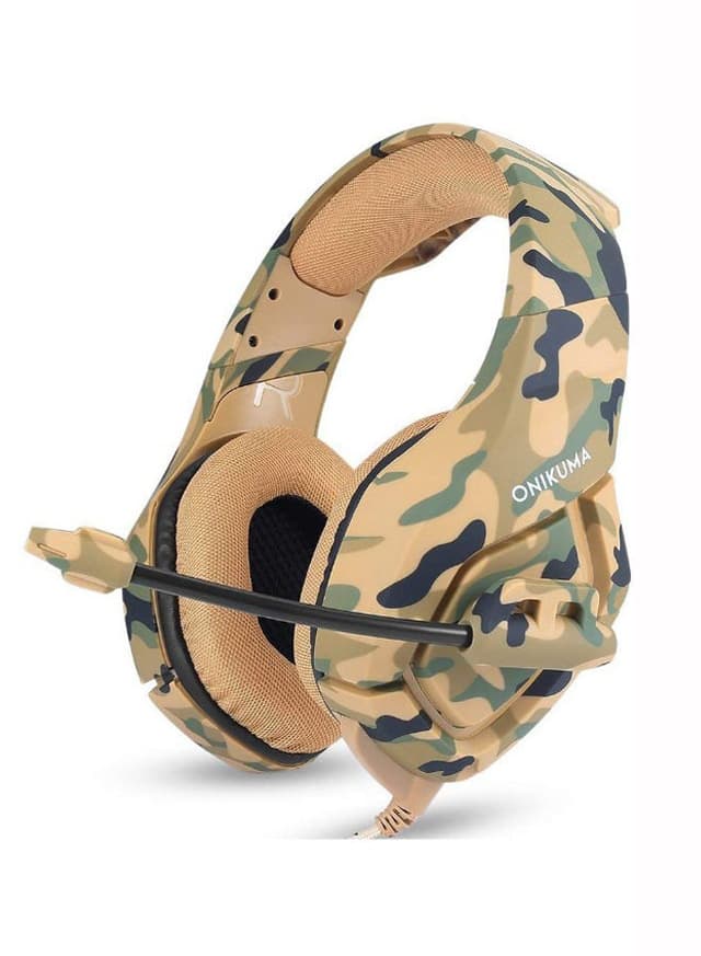 سماعات قيمنق سلكية مع ميكرفون K1 Over-Ear Wired Gaming Headphone With Mic For PlayStation 4  - Onikume