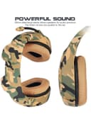 سماعات قيمنق سلكية مع ميكرفون K1 Over-Ear Wired Gaming Headphone With Mic For PlayStation 4  - Onikume