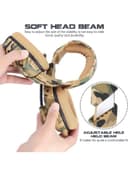 سماعات قيمنق سلكية مع ميكرفون K1 Over-Ear Wired Gaming Headphone With Mic For PlayStation 4  - Onikume