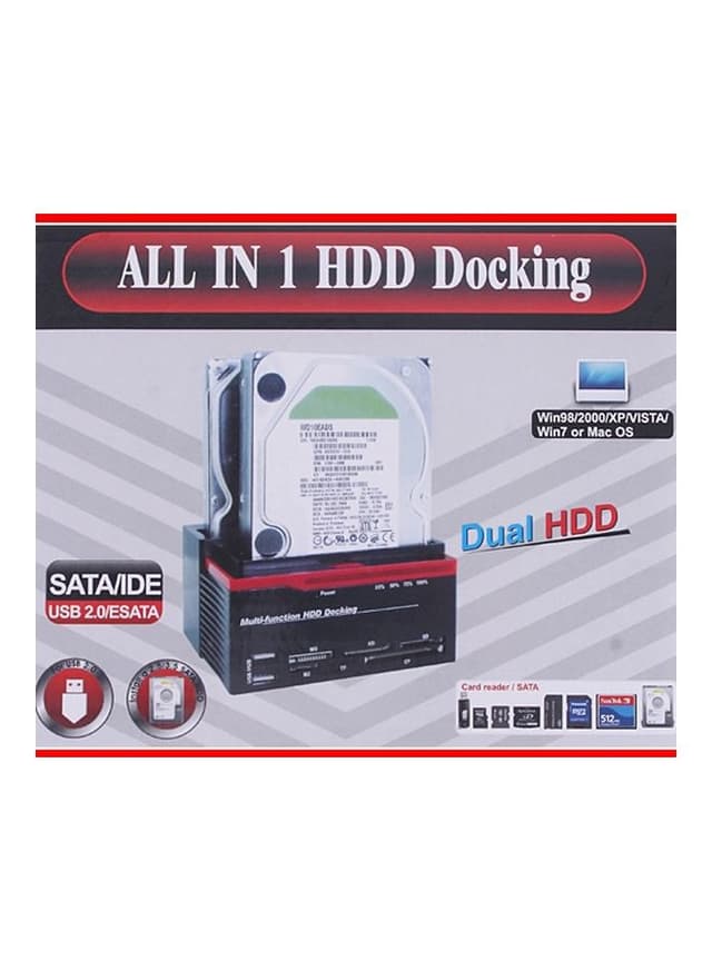 سلوت ( قاعدة تثبيت هارد HDD ) متعددة الوظائف Multifunction Hdd Docking Station