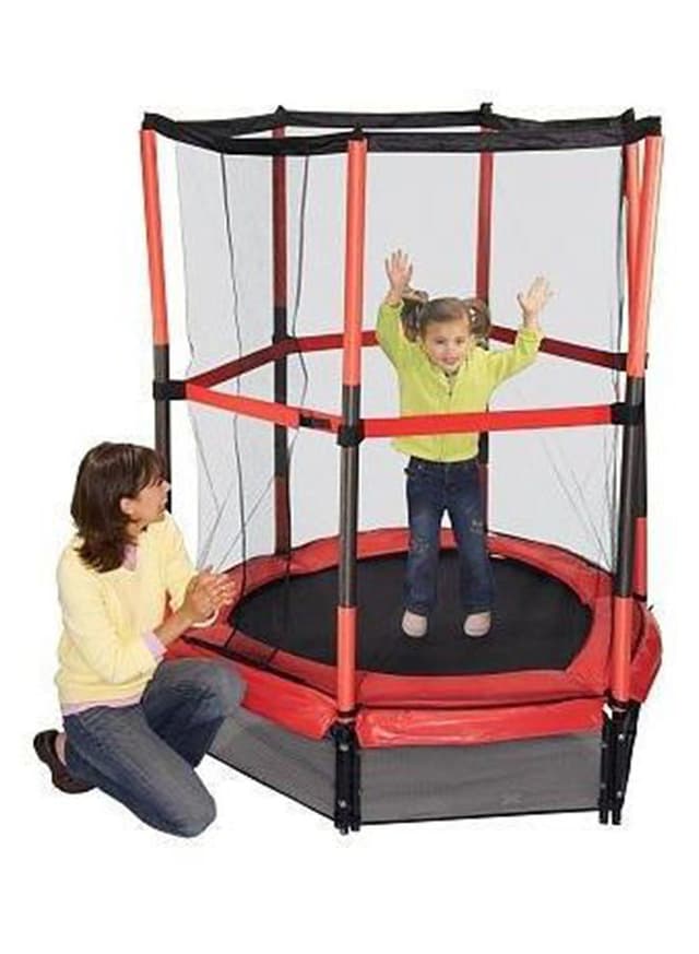 ترامبولين للإطفال مقاس 55 بوصة My First Trampoline With Enclosure 4.6feet - 158798