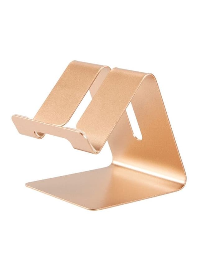 مسند للهاتف المحمول لون ذهبي Mobile Phone Holder Bracket Gold - Cool baby