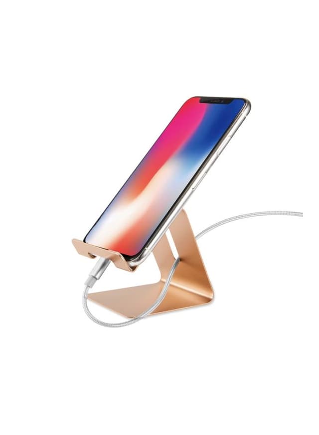 مسند للهاتف المحمول لون ذهبي Mobile Phone Holder Bracket Gold - Cool baby