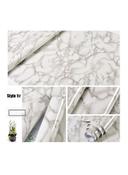 Maston Marble Pattern Self-Adhesive Wallpaper White 0.31kg - SW1hZ2U6MzM3MTc5