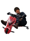 AGD 3-Wheel Drifting Scooter In Spiderman Print Comfortable Seat With Backrest 67.4x54.6x24.2cm