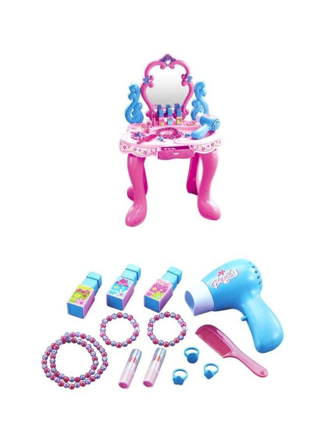 لعبة السيشوار و عدة تمشيط الشعر للأطفال  Dressing Table Playset