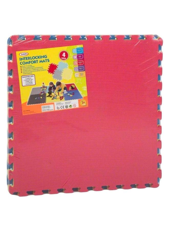 Rbwtoys 4-Piece Interlocking Floor Foam Mat Set 60 x 60centimeter