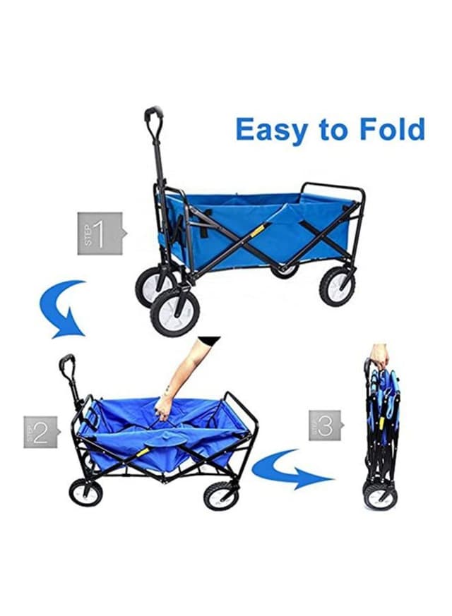 عربة تسوق ( قابلة للطي ) - أزرق Cool Baby - Foldable Outdoor Cart