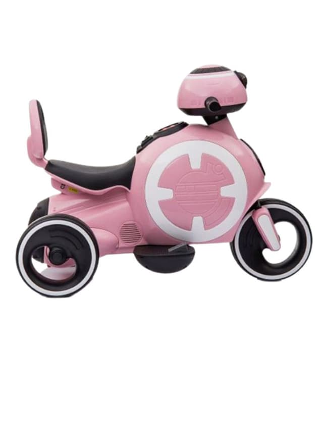 دراجة كهربائية ثلاثية العجلات للأطفال لون وردي Cool Baby - Electric Ride-On Buggy Scooter Pink