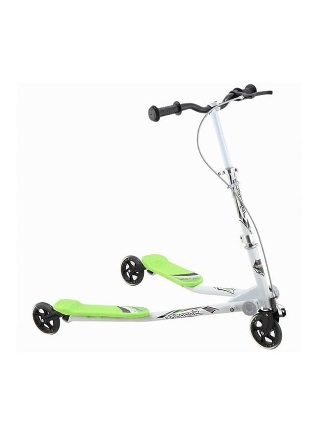 سكوتر مزدوج الدواسة ثلاثي العجلات متعدد الألوان Cool Baby - Dual-Pedal Kick Scooter