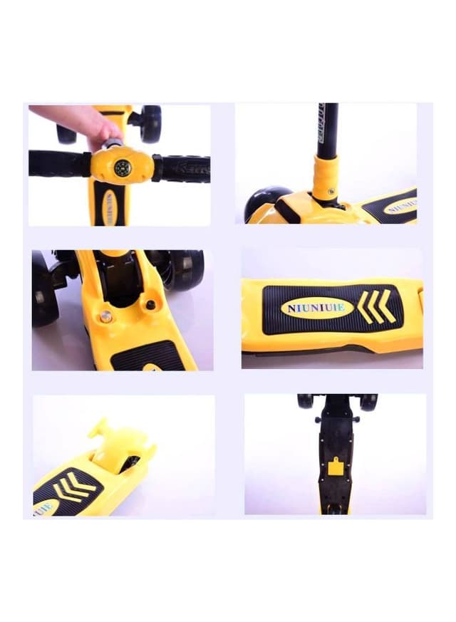 سكوتر للأطفال ثلاثي العجلات 3Wheeler Foldable Kick Scooter - Cool baby