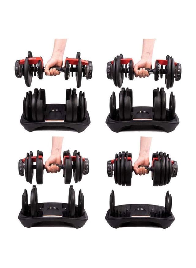 Cool Baby Adjustable Dumbbell With Handle-Adjustable Weights 44.5x22.5x21centimeter