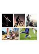 Elastic واقي ركبة مطاطي لون أسود و أزرق سماوي Sapu - Elastic Knee PadKnee Pad