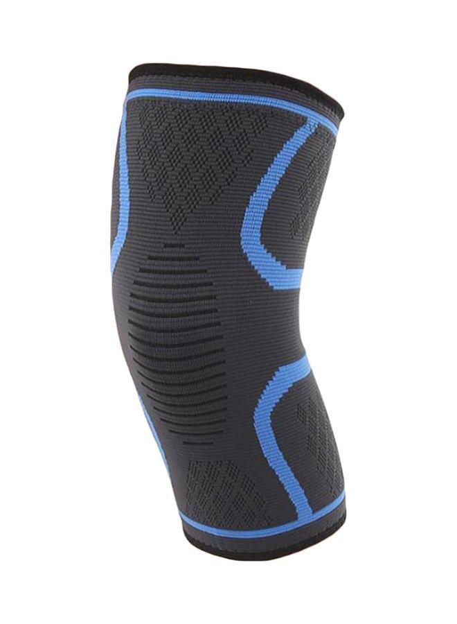 واقي ركبة مطاطي لون أسود و أزرق Sapu - Elastic Knee Pad