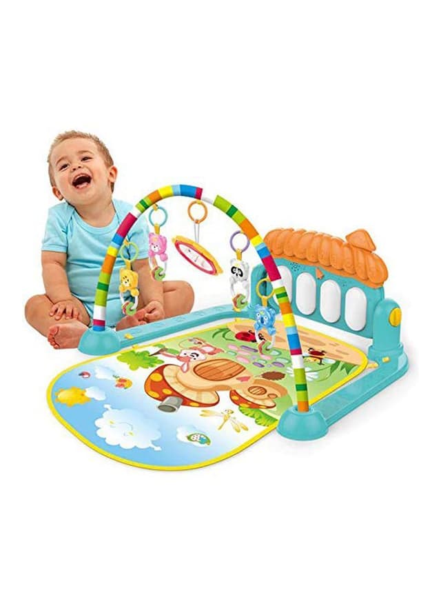 Cool Baby Piano Playmat With Rattle Toy 45x32x8cm