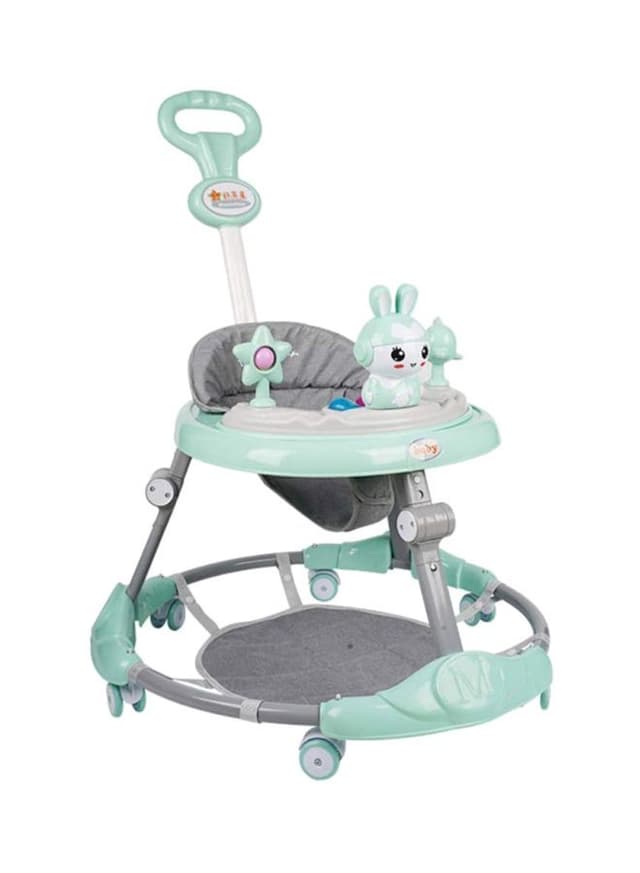 مشاية للأطفال مع قبضة Anti-Rollover Baby Walker With Push Handle Bar - Cool baby