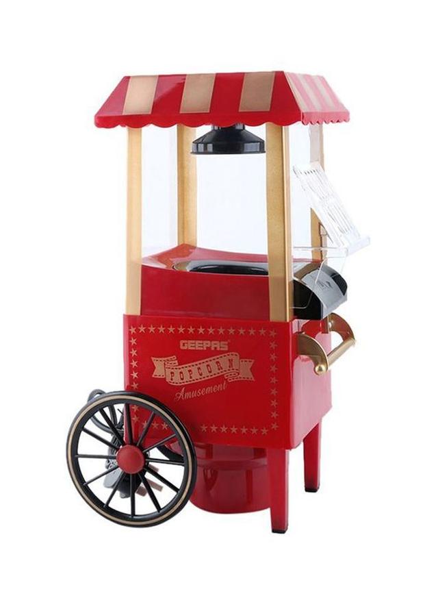 Cool Baby Metal Popcorn Machines Red/Beige/Black 24x18x10cm