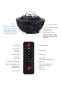 جهاز ليزر عرض النجوم LED Star Projector Night Lamp With Remote - Cool baby