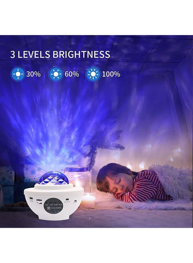لمبة نوم و حفلات دي جي   Bluetooth Night Projector Light With Remote