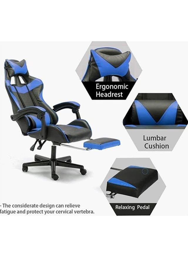 كرسي قيمنق اسود و ازرق Gaming Chair من Cool Baby